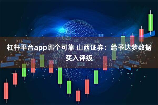杠杆平台app哪个可靠 山西证券：给予达梦数据买入评级